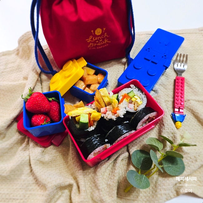 소풍 갈 때 집김밥 만들기 종류 오이 당근 재료 밥양념 칼로리 총정리