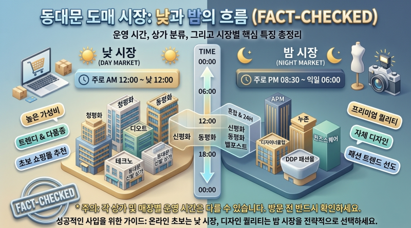 동대문 사입 전 필수 체크! 시장 구조부터 주차까지 한 번에 정리~