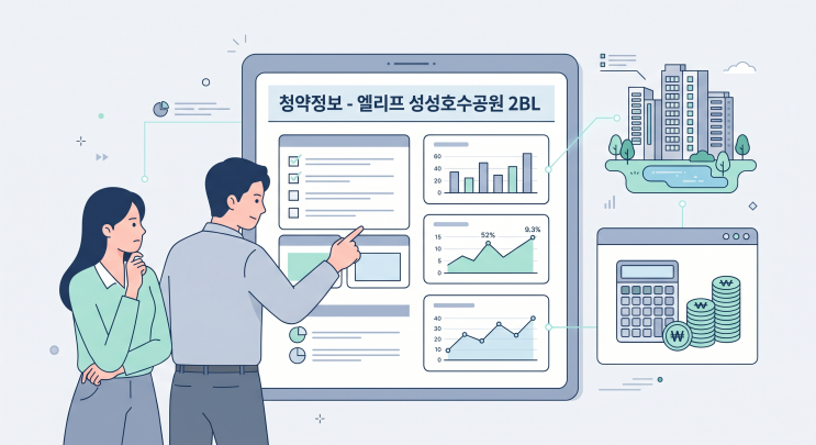  엘리프 성성호수공원 2BL 청약 총정리 | 일정·분양가·자격 한눈에