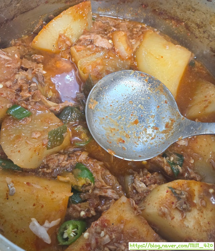  밥 반찬 간단하게 만드는 정호영셰프 참치 무조림 만들기