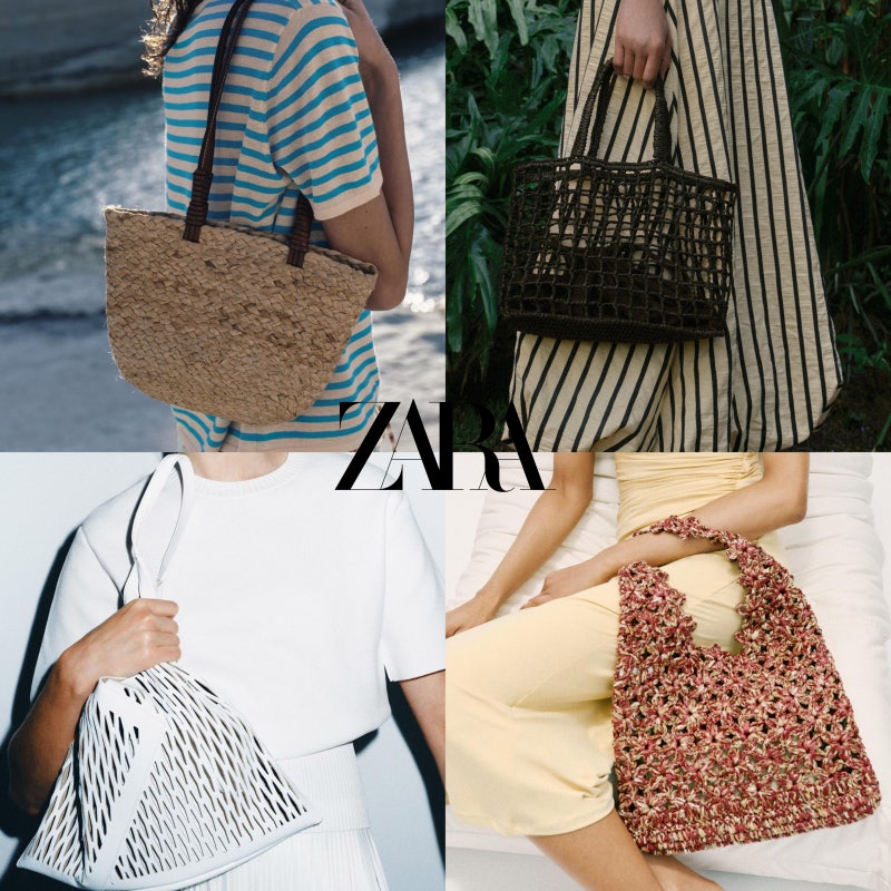여름 가방 추천 총정리! 라피아백부터 네트백까지 ZARA 자라에서 끝!