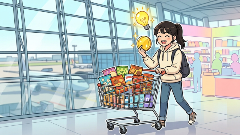 인천공항 제2터미널 편의점 위치 총정리! 출국 전 필수템 싸게 사는 법