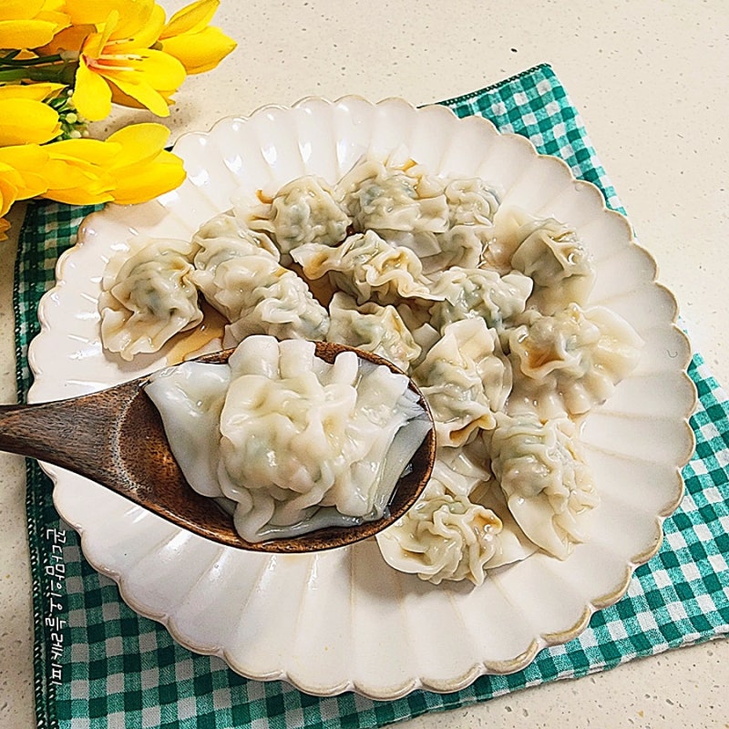 물만두 맛있게 먹는법 물만두삶기