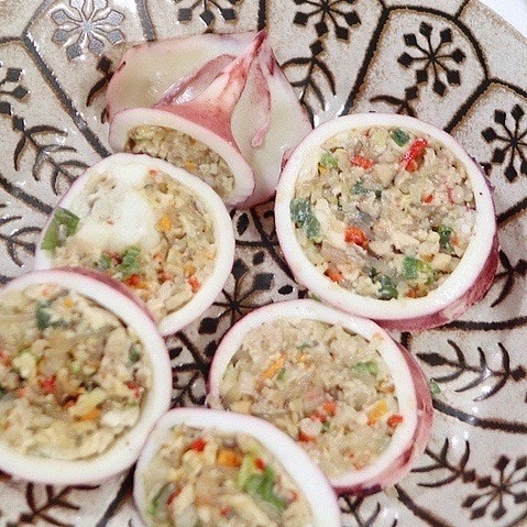 오징어순대 만들기 오징어통찜 통오징어찜 레시피 오징어요리