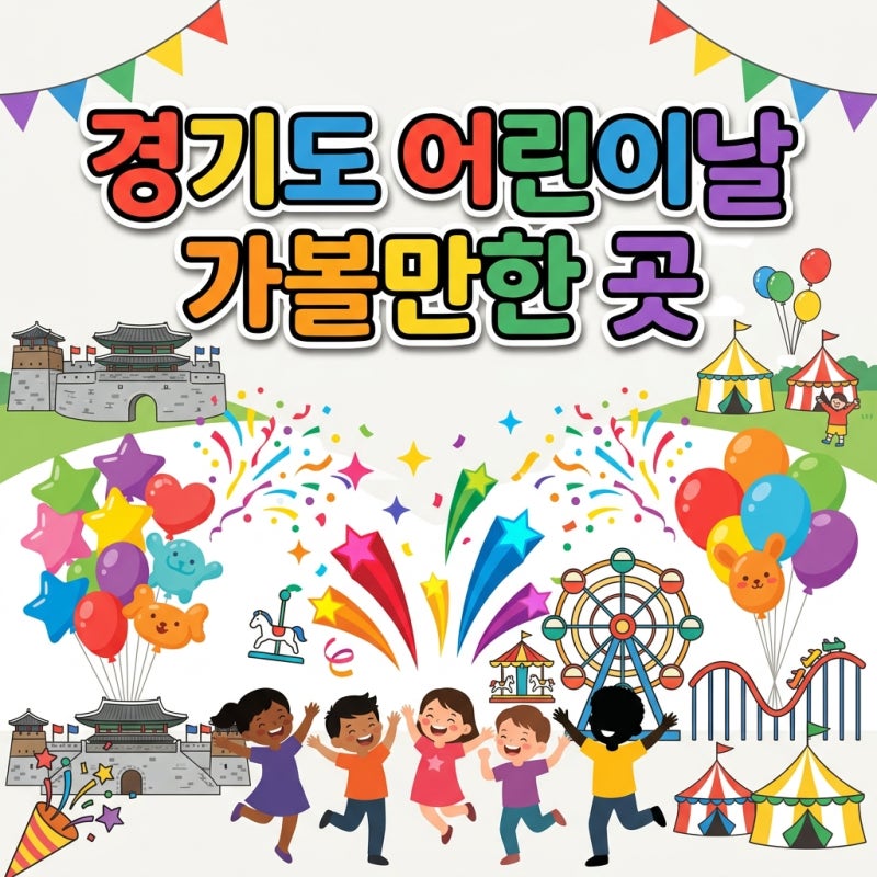 어린이날 경기도 어디로? 아이 취향 저격할 테마별 명소 BEST 5