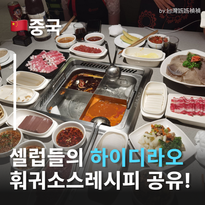 건희소스 하이디라오소스레시피 셀럽들의 훠궈소스 레시피 비교 하이디라오건희