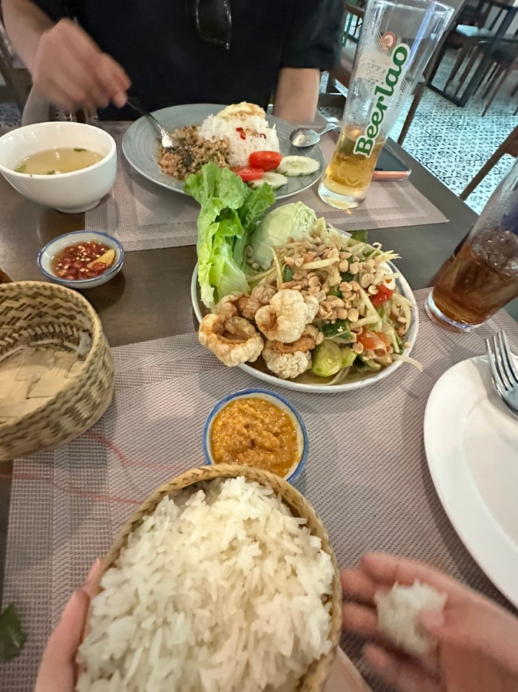  방비엥 2박동안 다닌 맛집들 방비엥 맛집, 아마리 방비엥 호텔 근처 맛집 리스트 방비엥 샌드위치 골목