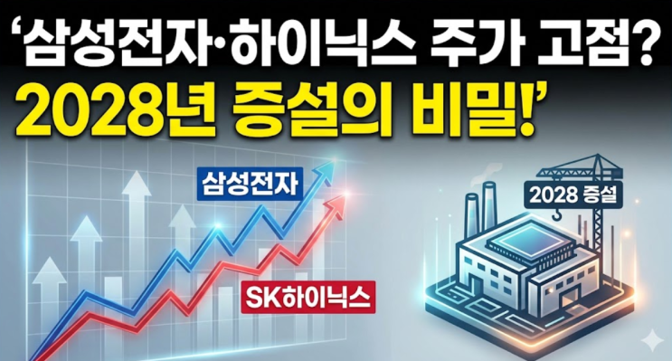 2028년 증설 임박? 삼성전자·하이닉스 주가, 실제 고점은 언제 찾아올까