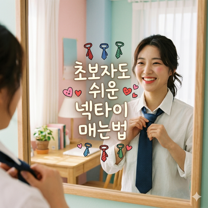 넥타이 매는법 초보도 쉬운 5가지 스타일 완벽 정리