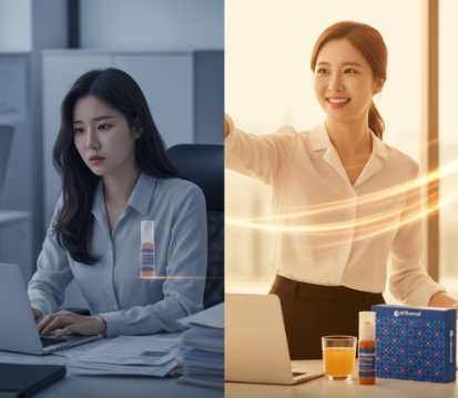 피로엔 오쏘몰 이뮨! 지친 당신을 위한 '비타민계 에르메스'로 활력 충전하세요!