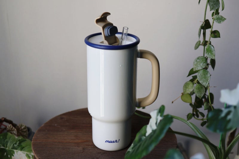 빨대 있는 대용량텀블러, 모슈 팝업 스트로우 600ml