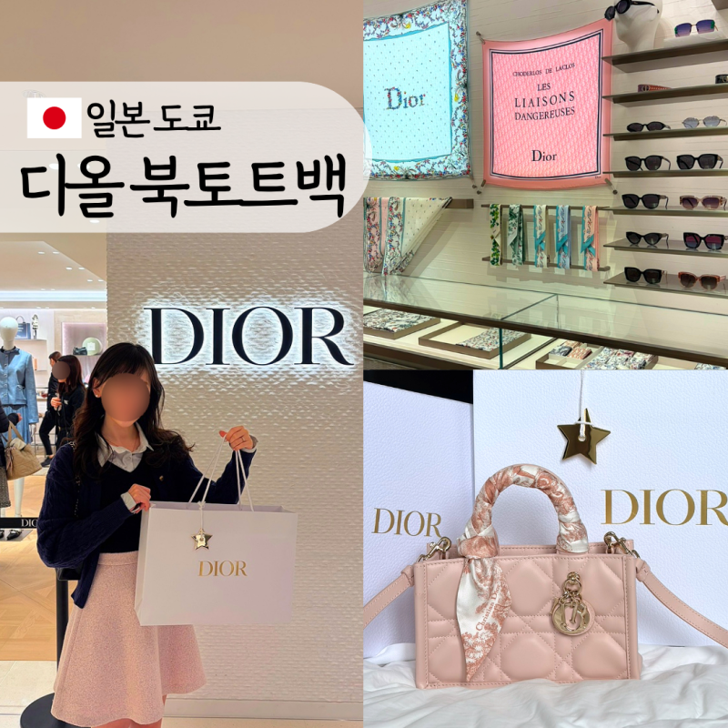 일본 도쿄 이세탄백화점 디올 북토트백 미니 파우더핑크 (택스 리펀, 게스트카드 할인, 예상 ....