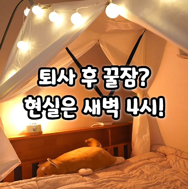 퇴사 후 망가진 수면 리듬, 병원 상담 후 찾은 방법 6가지