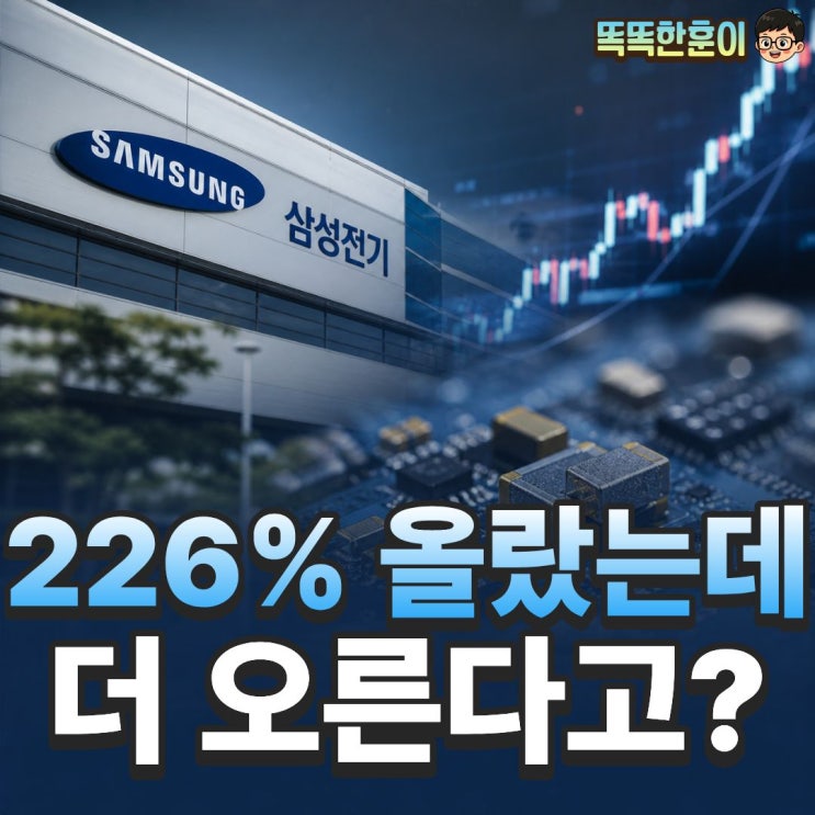  삼성전기 주가 226% 올랐는데 아직 더 오를까?