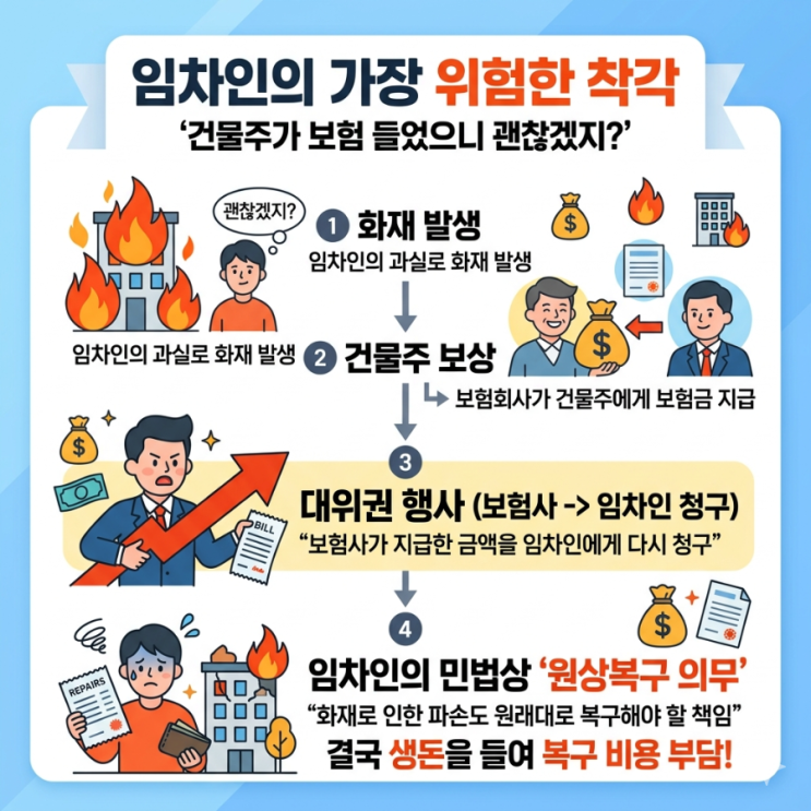  상가 화재보험, 임대인과 임차인 중 누구의 몫일까? 직접 찾아본 뜻밖의 결론