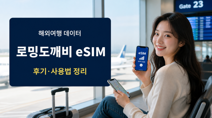  로밍도깨비 eSIM 후기와 사용법, 해외여행 데이터 준비 팁