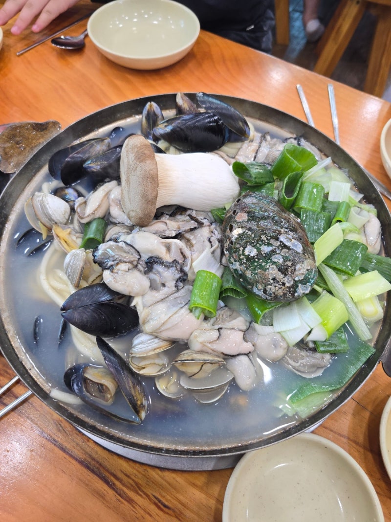 강경해물칼국수: 논산 강경 해물 칼국수 맛집! 주차, 웨이팅! 해산물 푸짐 가성비 최고! 가족....