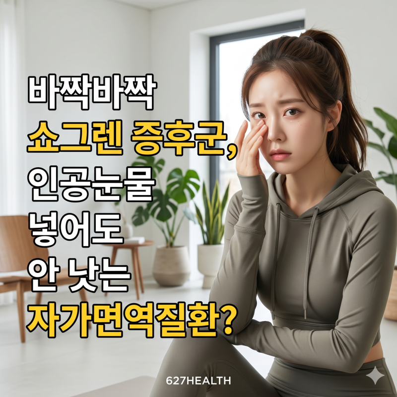 바짝바짝 쇼그렌 증후군, 인공눈물 넣어도 안 낫는 자가면역질환?