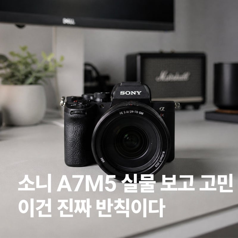 소니 A7M5 실물 보고 고민 시작, 압구정 소니스토어 알파 아카데미 후기