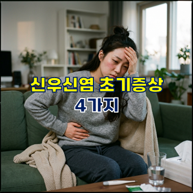 신우신염 초기증상 4가지