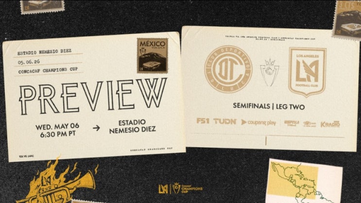  LAFC vs 톨루카 프리뷰 | Concacaf 챔피언스컵 준결승 관전포인트