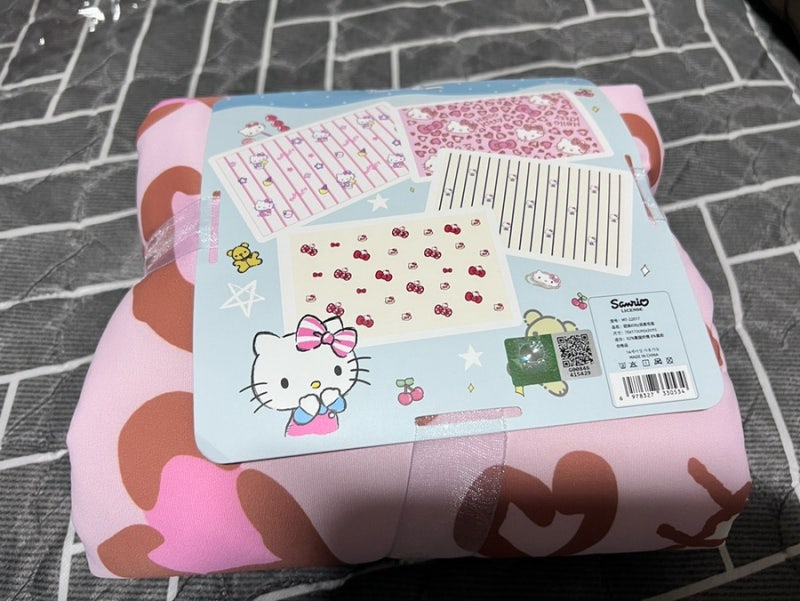 인형뽑기 헬로키티 냉감이불 종류 여름이불 사이즈