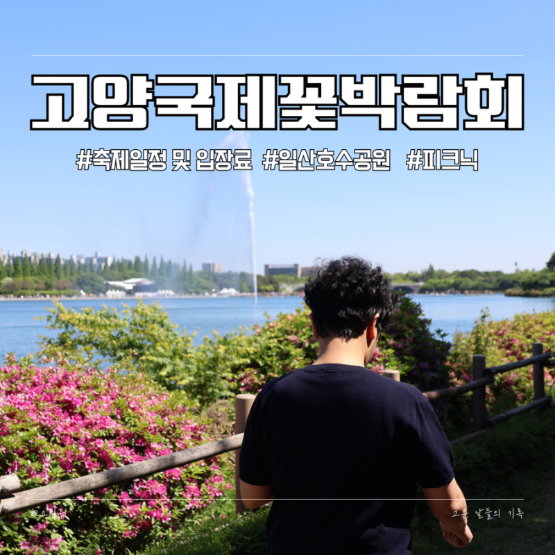 2026 고양꽃박람회 축제 일정 입장료 및 일산호수공원 피크닉 장소