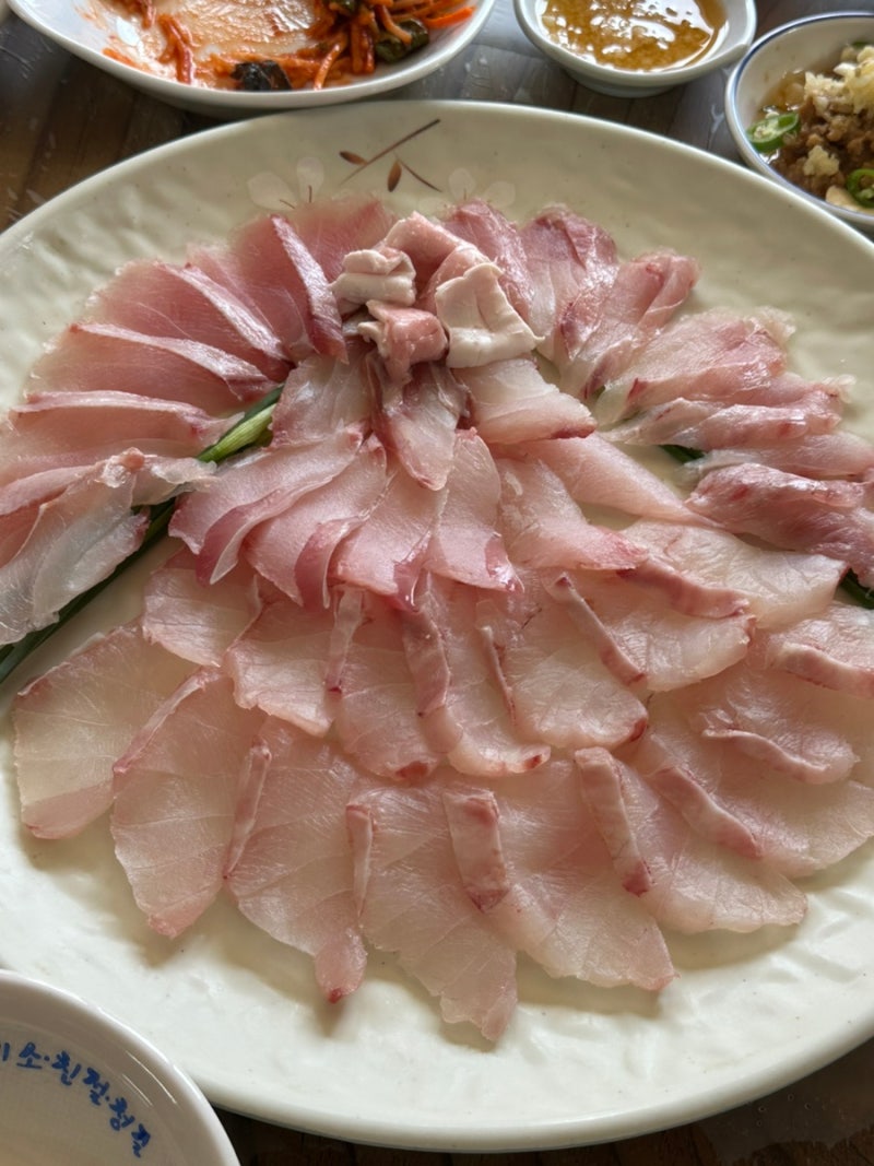 신안 지도 횟집 섬마을횟집 민어회 맛집 후기