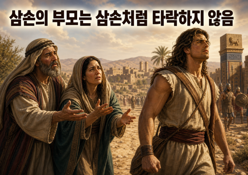 삼손의 부모는 정말 삼손처럼 타락했는가?