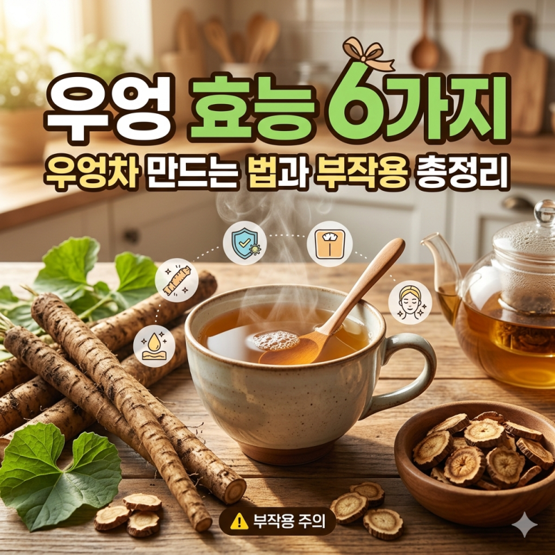 우엉 효능 6가지 우엉차 만드는법과 부작용 총정리