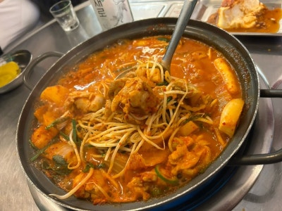 광진구곱창 맛집 얼큰한 묵은지 도리탕 추천! 77년생 곱도리 전골식당 건대직영점