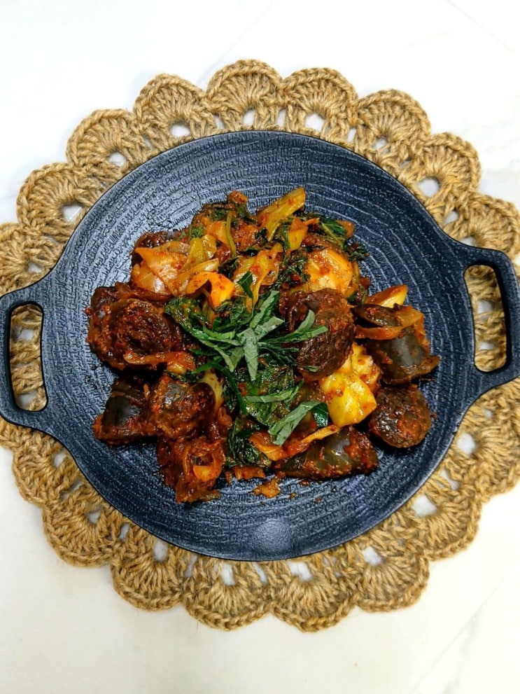 <b>편스토랑</b> 레시피] 실패 없는 류수영 순대볶음! 순대볶음 만드는 법