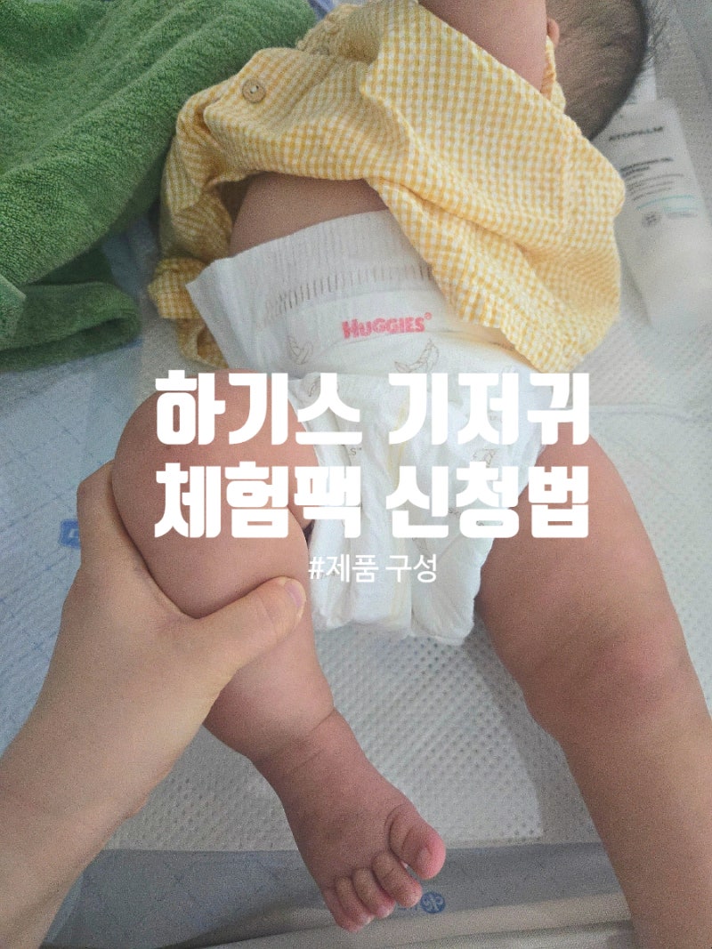 하기스 체험팩 4단계 기저귀 종류 , 신청 방법