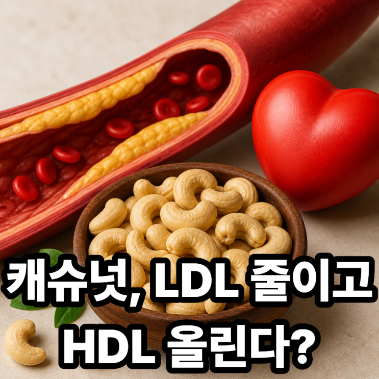  캐슈넛과 콜레스테롤 관계  먹어도 괜찮을까?