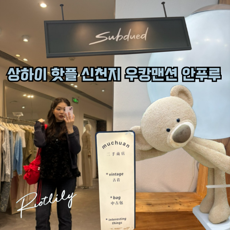 상하이 여행 신천지 맛집 티엔즈팡 우캉맨션 안푸루