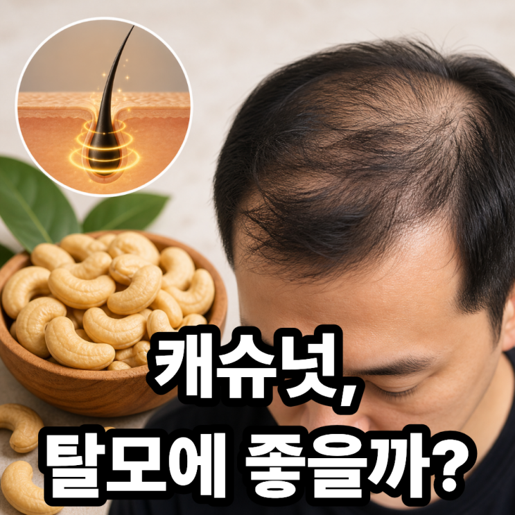  캐슈넛이 탈모 예방에 도움 될까? 머리카락 건강에 좋은 이유