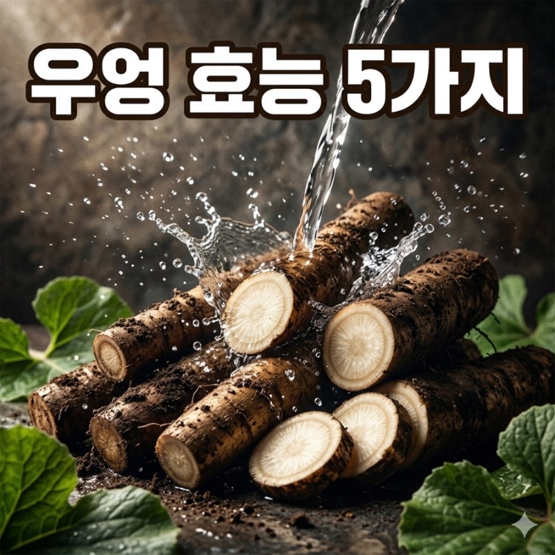 우엉 효능 5가지 우엉차 먹는법과 부작용 당뇨 총정리