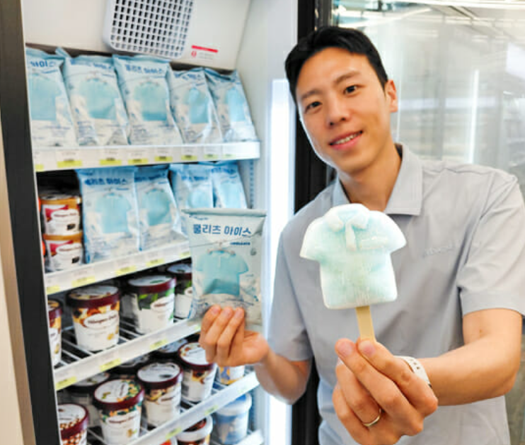  입는 티셔츠가 아이스크림으로?! CU와 아이더의 시원한 만남