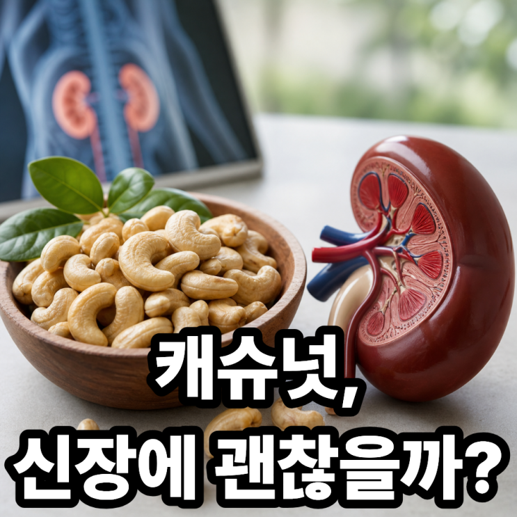  캐슈넛과 신장 건강  먹어도 괜찮을까? 꼭 알아야 할 포인트