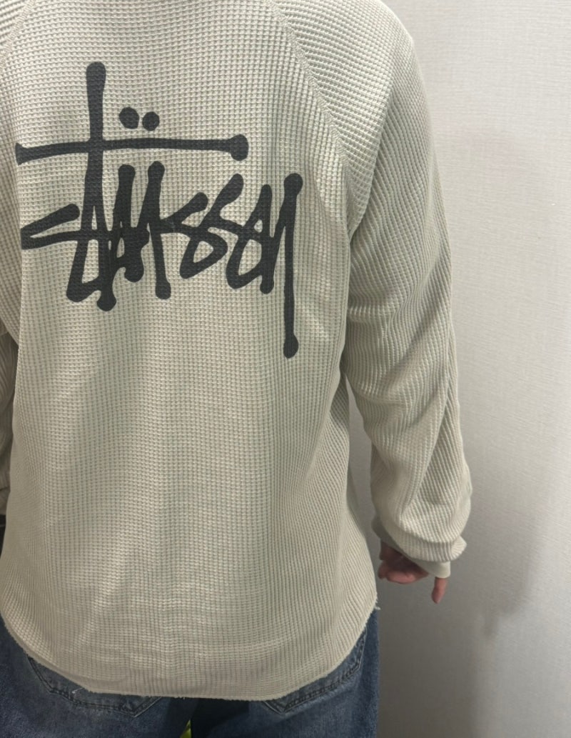 스투시 래글런 써멀 롱슬리브 크루 본 XL 구매 후기