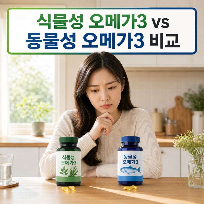 오메가3 식물성 동물성 차이, 비린내 없는 rTG 찾는 법 (feat. 제 경험담)