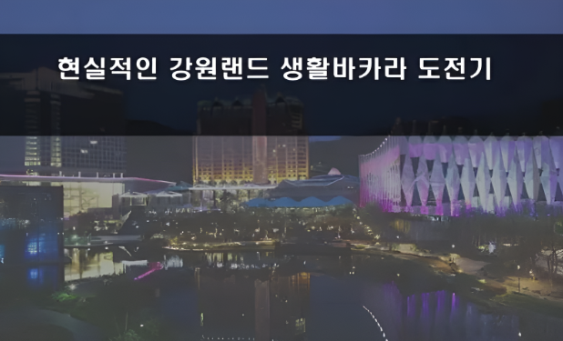 강원랜드 생활 바카라 도전 후기