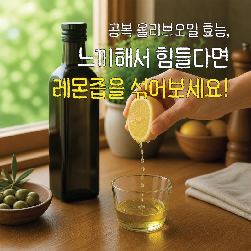 공복 올리브오일 효능, 레몬즙 섞으면 먹기 훨씬 편합니다. (종류별 차이, 보관방법)