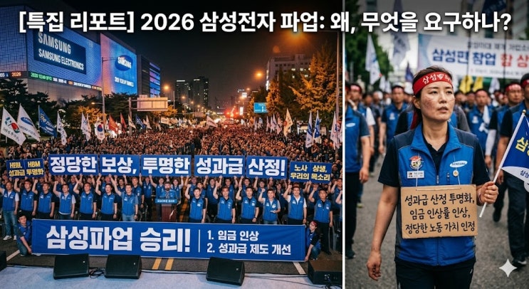  [경제 이슈] “삼성전자 파업, 진짜 심각한 이유 삼성전자 '창사 이래 첫 파업', 반도체 전선에 미칠 영향은?