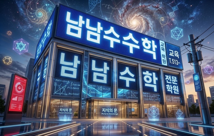  '남남수수학학원' 글자 가장 긴 버전 그리고 뜻풀이