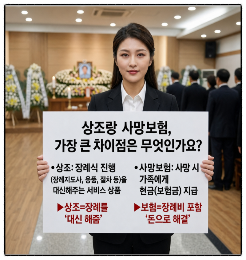 상조랑 보험 아직도 고민 중이라면?