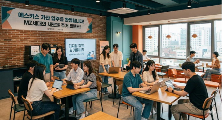  “월세 25만원” MZ세대, 공공임대주택 입소문에 가산 에스키스 경쟁 후끈!