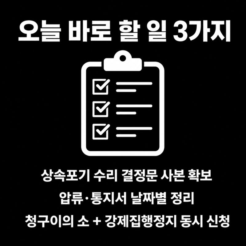 상속포기를 이유로 피상속인에 대한 확정판결에 기한 강제집행의 불허를 구하는 사안 관련 이미지 8
