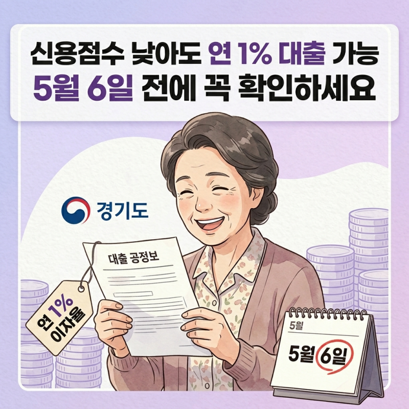 경기 극저신용대출 2.0 이것 모르면 5월 6일 탈락합니다