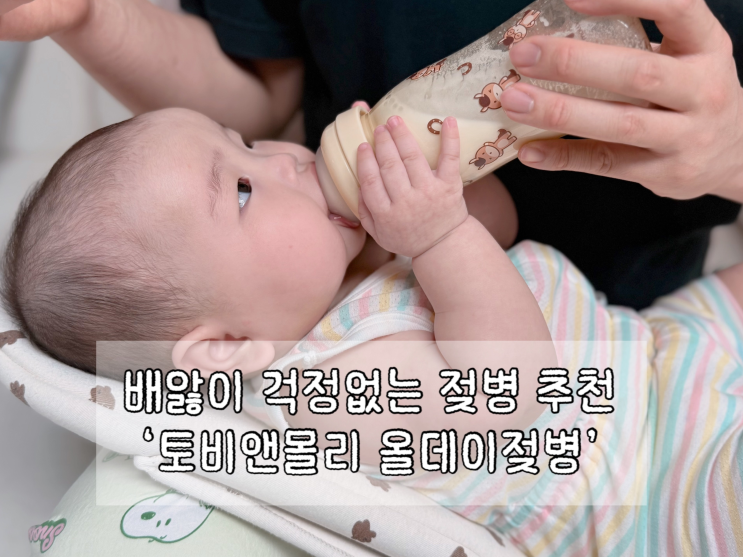  배앓이 걱정 없는 아기젖병 추천 '토비앤몰리 올데이젖병'